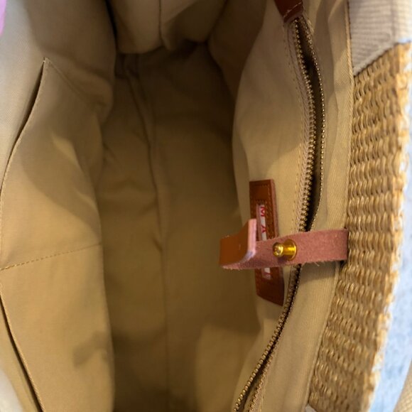 Marni Natural Color Raffia Effect Small Tote Bag - Picture 7 of 12